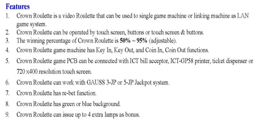 Touch Screen Fruit Gambling Casino Video Slot Game Machine